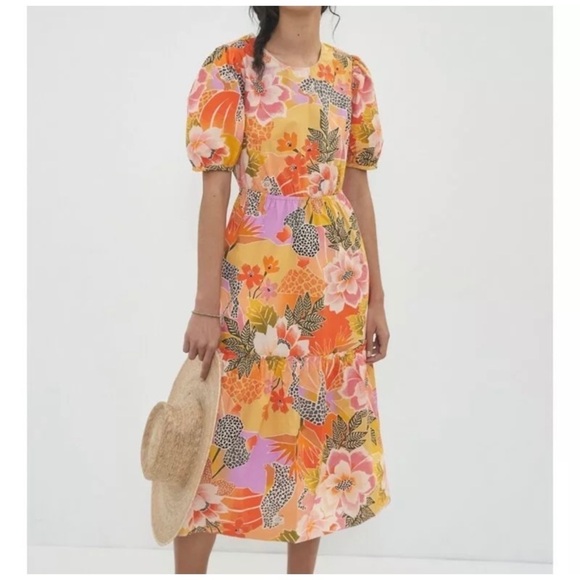 NEW ANTHROPOLOGIE FARM RIO Maribel Dress - Picture 2 of 6